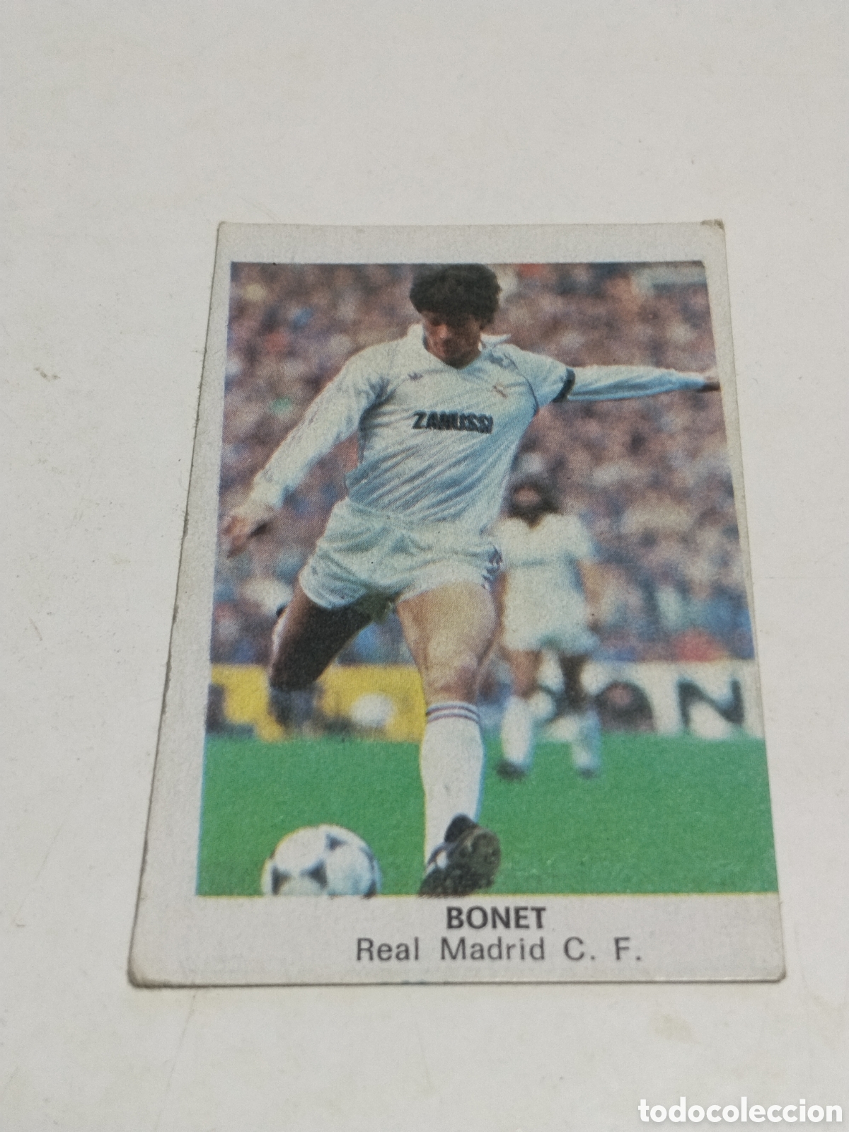 Cromos de f&uacute;tbol: Cromo F&uacute;tbol 84 Cano 1983 , Bonet , Real Madrid
