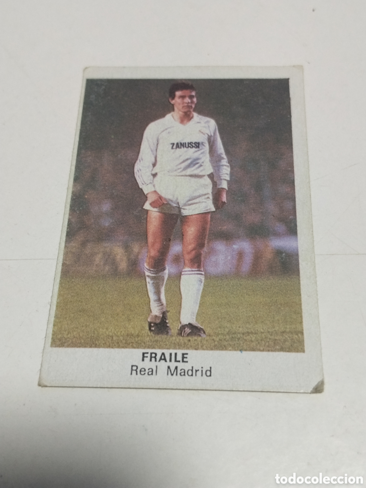 Cromos de f&uacute;tbol: Cromo F&uacute;tbol 84 Cano 1983 ,Fraile , Real Madrid