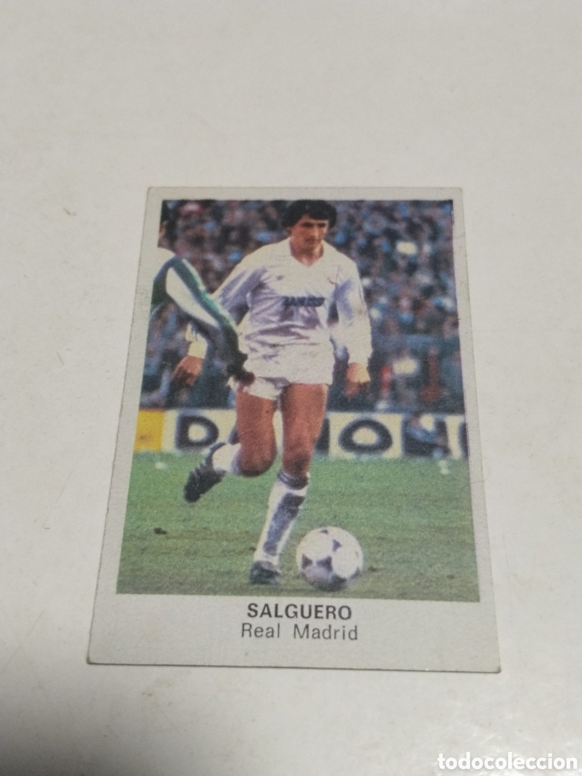 Cromos de f&uacute;tbol: Cromo F&uacute;tbol 84 Cano 1983 ,Salguero , Real Madrid