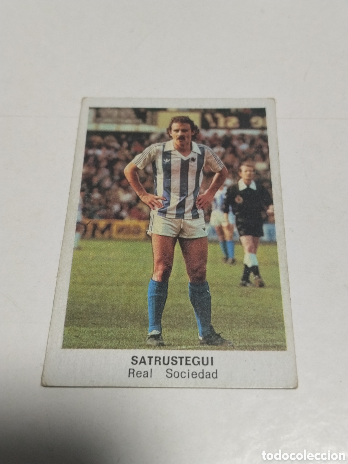 Cromos de f&uacute;tbol: Cromo F&uacute;tbol 84 Cano 1983 ,Satrustegui