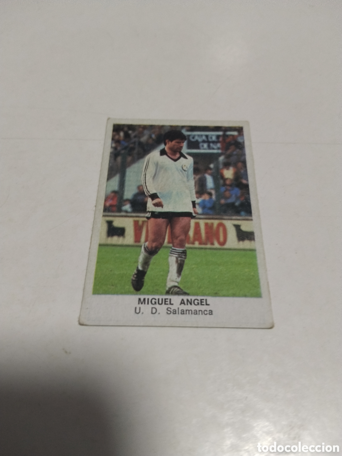 Cromos de f&uacute;tbol: Cromo F&uacute;tbol 84 Cano 1983 , Miguel Angel