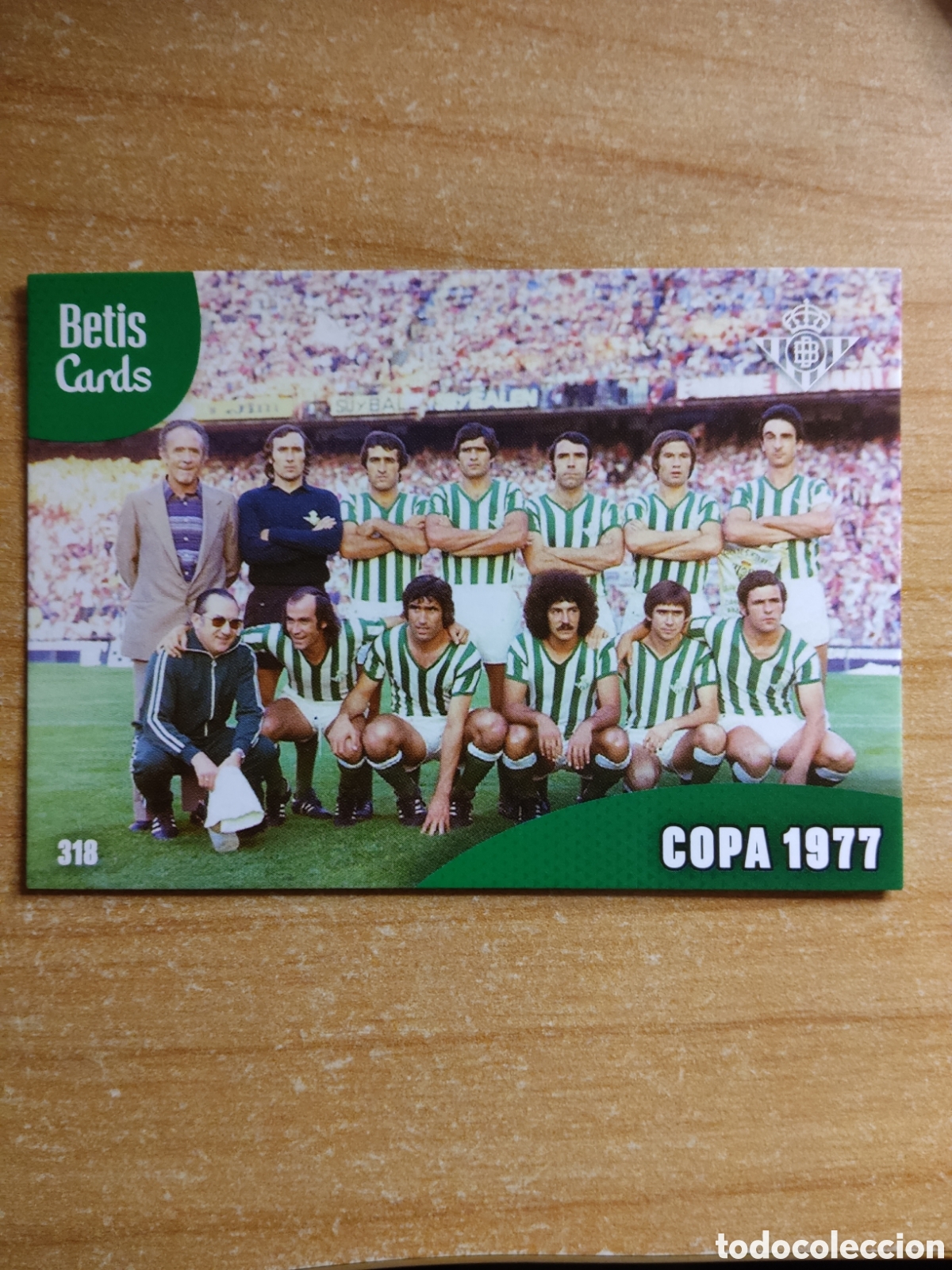 Cartes &agrave; collectionner de Football: 318 COPA 1977 REAL BETIS HOLY CARDS 2024 2025