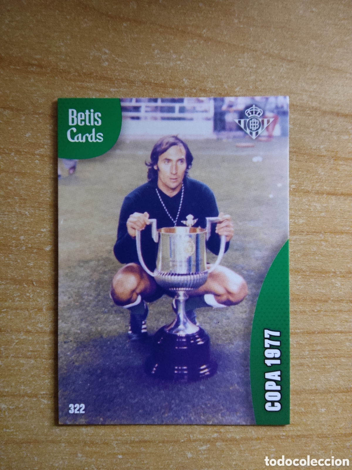 Cartes &agrave; collectionner de Football: 322 COPA 1977 REAL BETIS HOLY CARDS 2024 2025