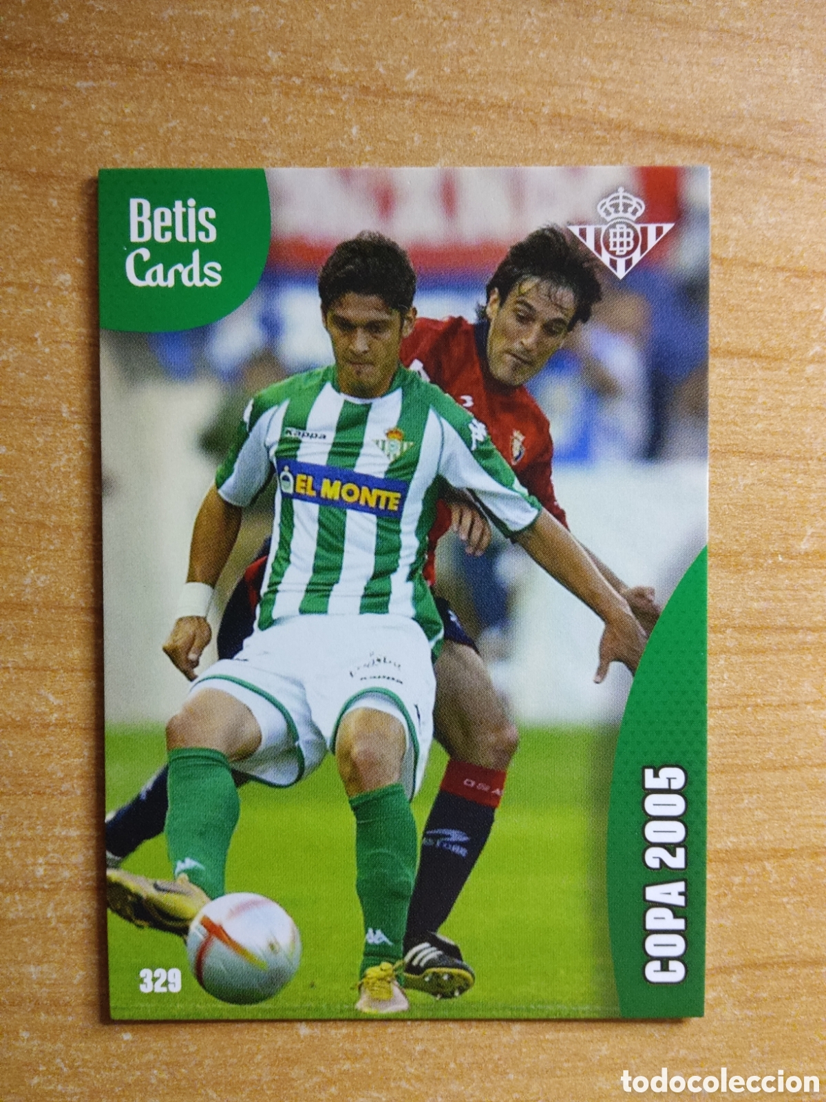 Cartes &agrave; collectionner de Football: 329 COPA 2005 REAL BETIS HOLY CARDS 2024 2025