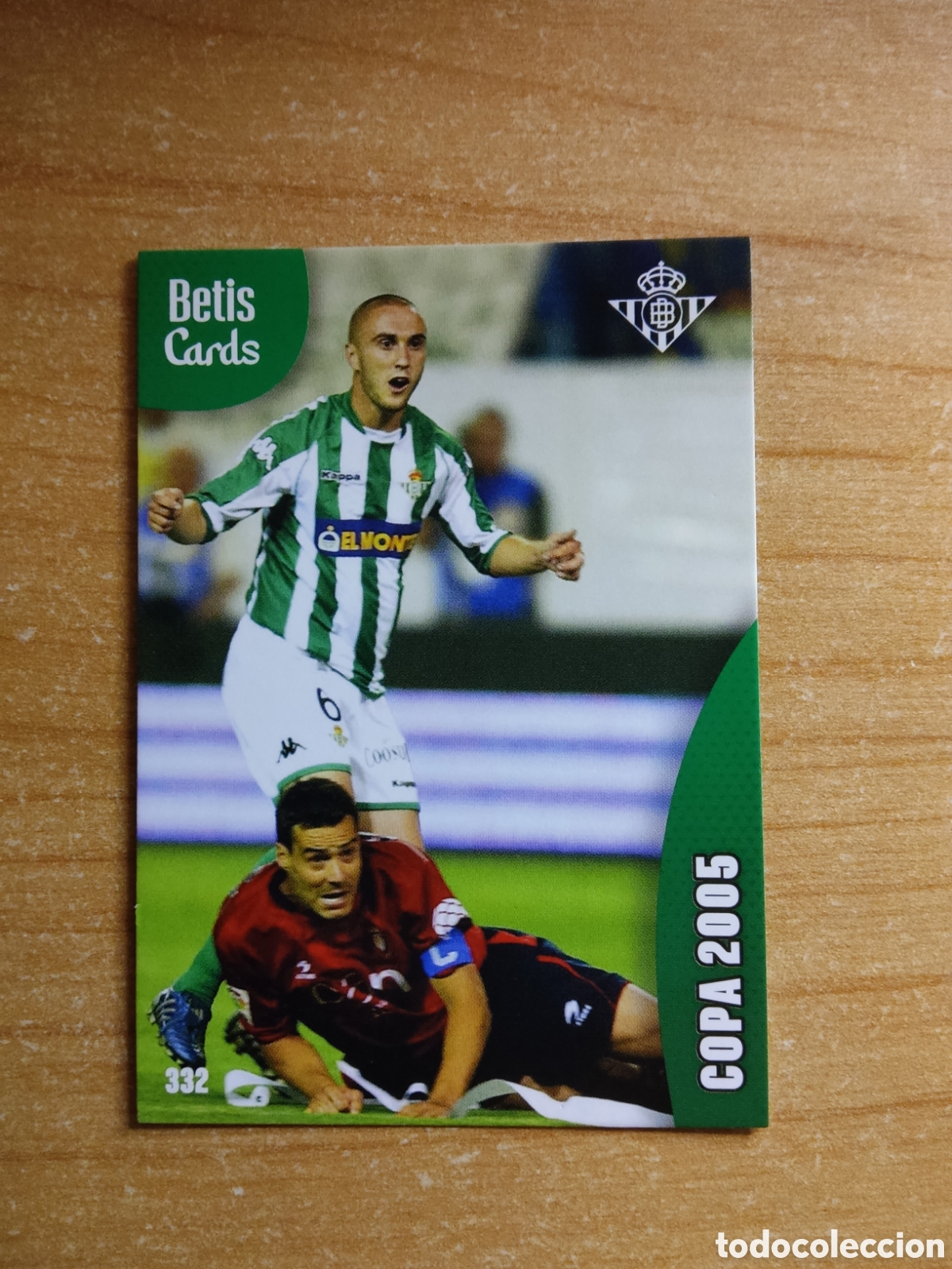 Cromos de f&uacute;tbol: 332 COPA 2005 REAL BETIS HOLY CARDS 2024 2025