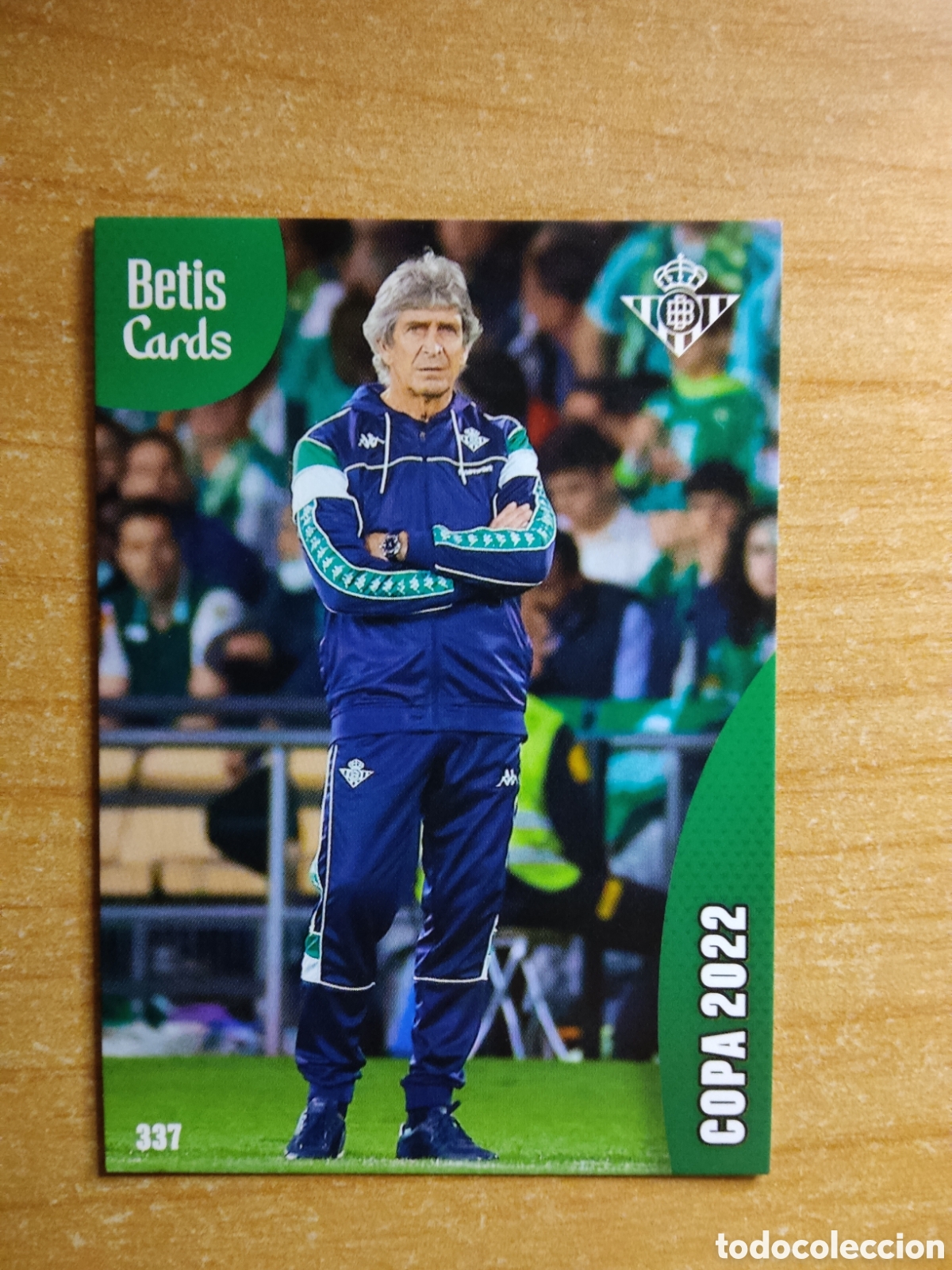 Cromos de f&uacute;tbol: 337 COPA 2022 REAL BETIS HOLY CARDS 2024 2025