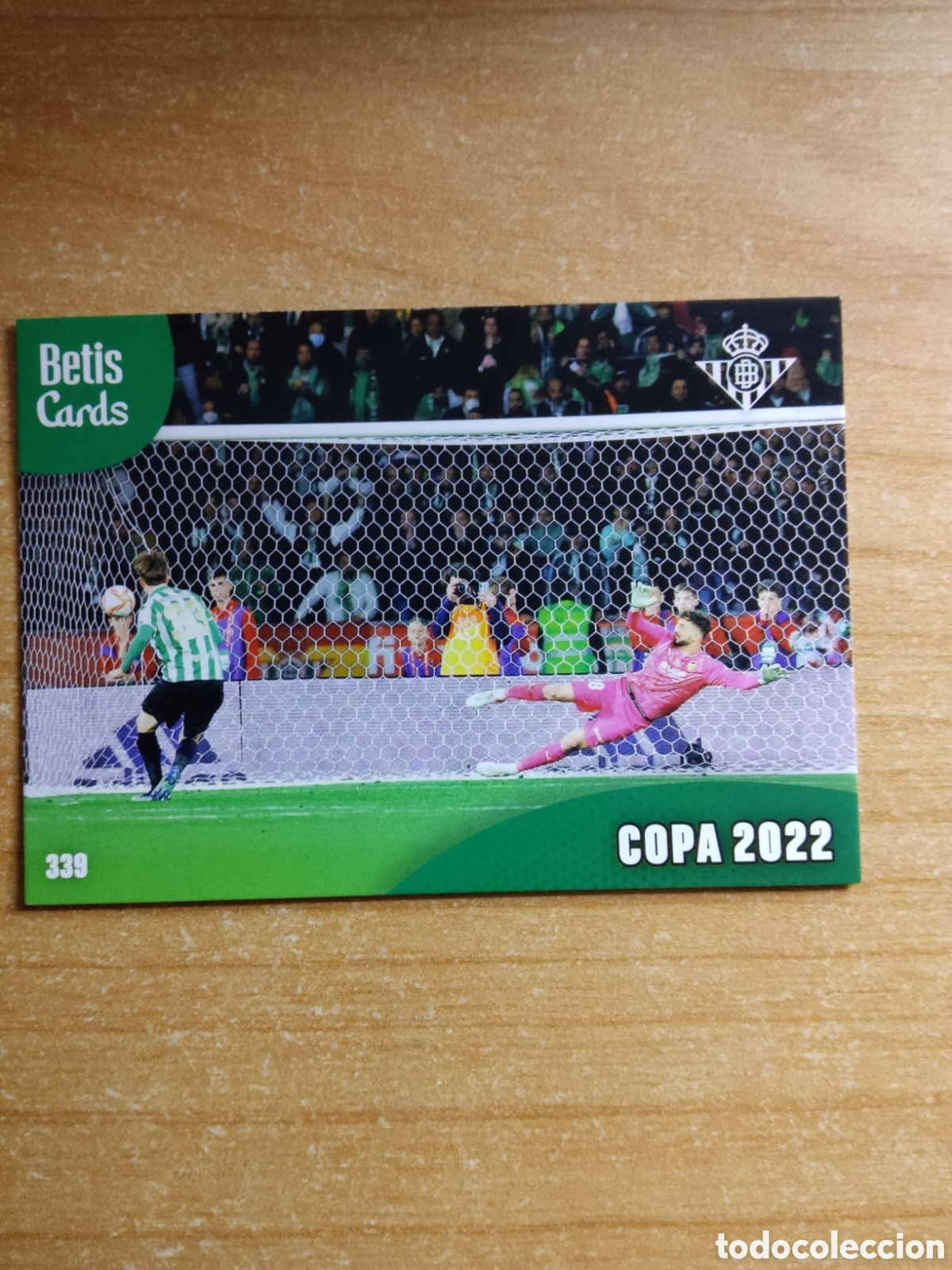 Cromos de f&uacute;tbol: 339 COPA 2022 REAL BETIS HOLY CARDS 2024 2025