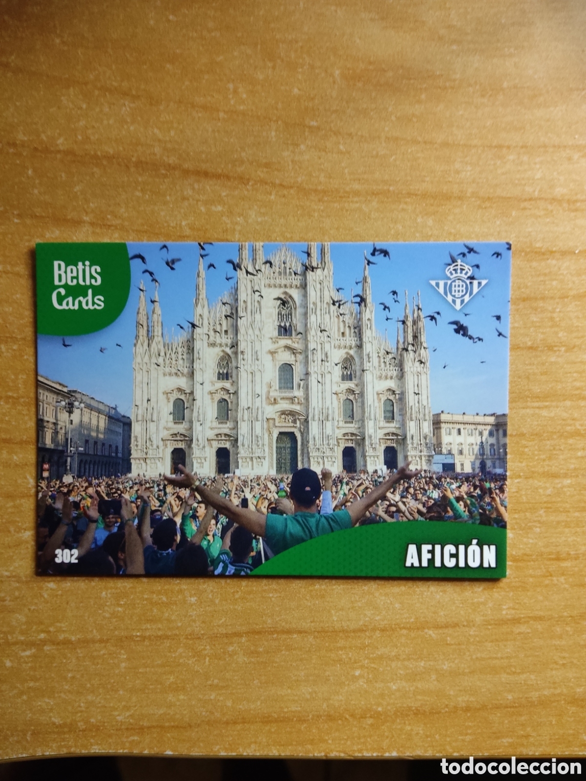 Cromos de f&uacute;tbol: 302 AFICION REAL BETIS HOLY CARDS 2024 2025