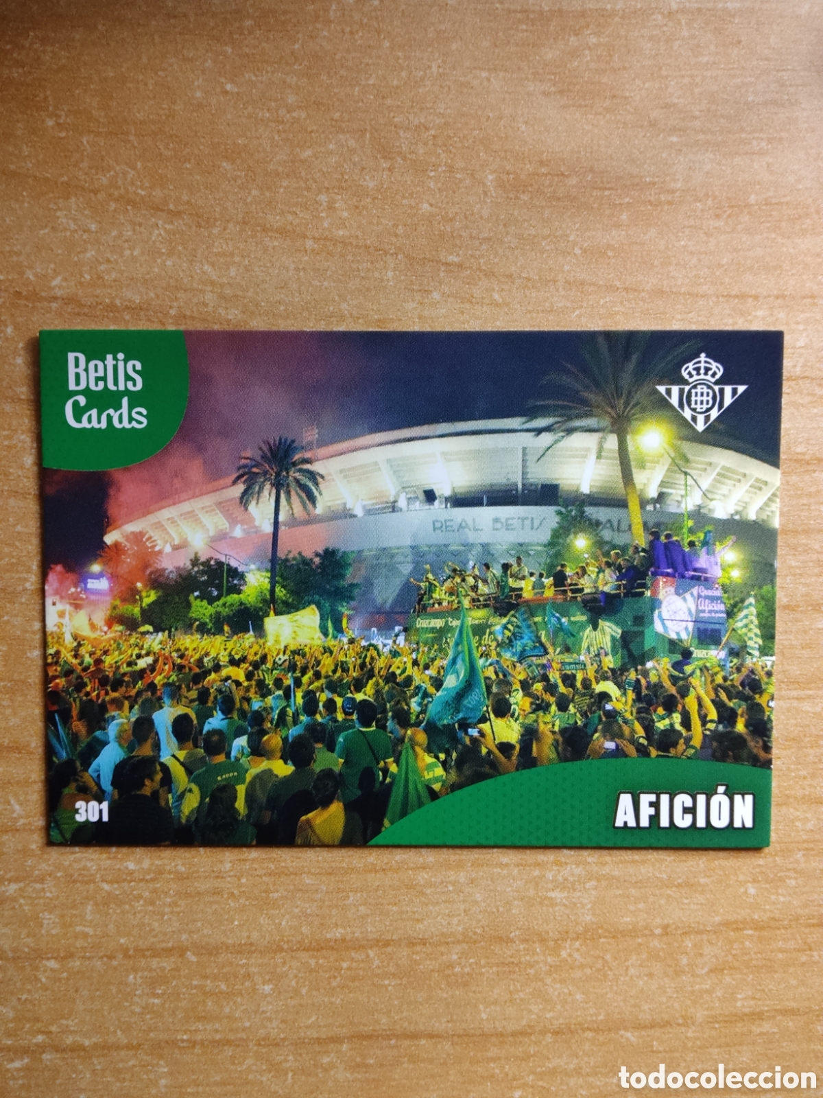 Cromos de f&uacute;tbol: 301 AFICION REAL BETIS HOLY CARDS 2024 2025