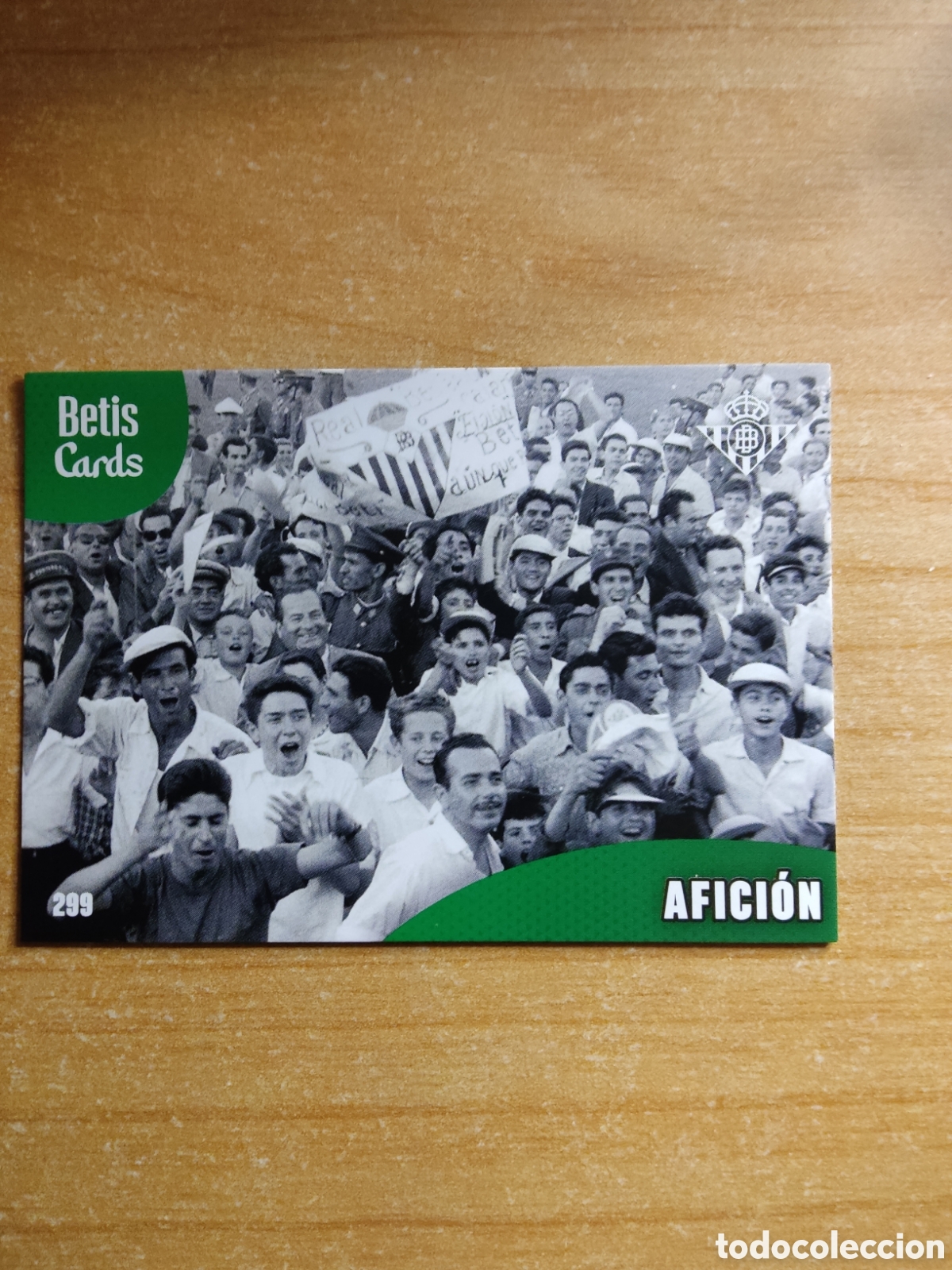 Cromos de f&uacute;tbol: 299 AFICION REAL BETIS HOLY CARDS 2024 2025