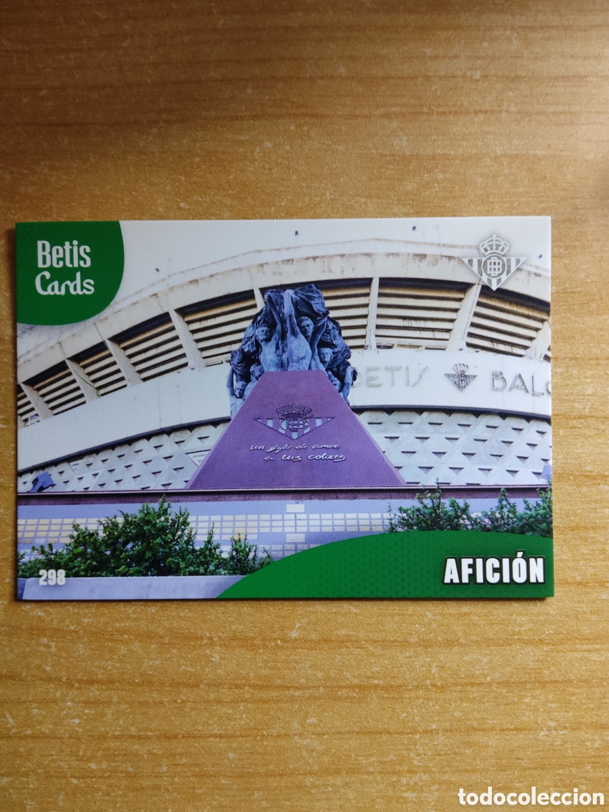 Cromos de f&uacute;tbol: 298 AFICION REAL BETIS HOLY CARDS 2024 2025