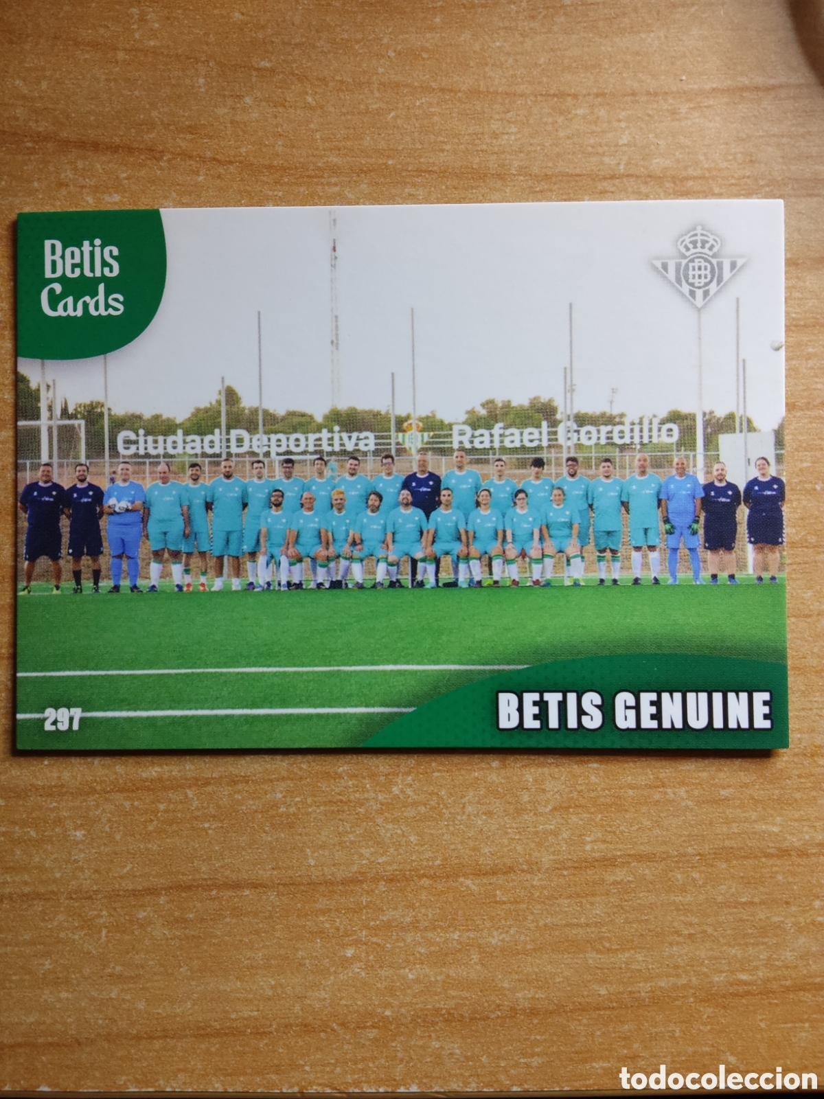 Cromos de f&uacute;tbol: 297 BETIS GENUINE REAL BETIS HOLY CARDS 2024 2025