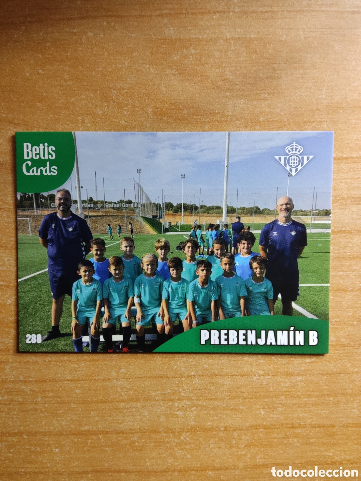 Cromos de f&uacute;tbol: 288 PREBENJAMIN B REAL BETIS HOLY CARDS 2024 2025