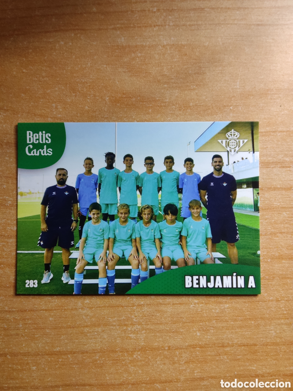 Cromos de f&uacute;tbol: 283 BENJAMIN A REAL BETIS HOLY CARDS 2024 2025