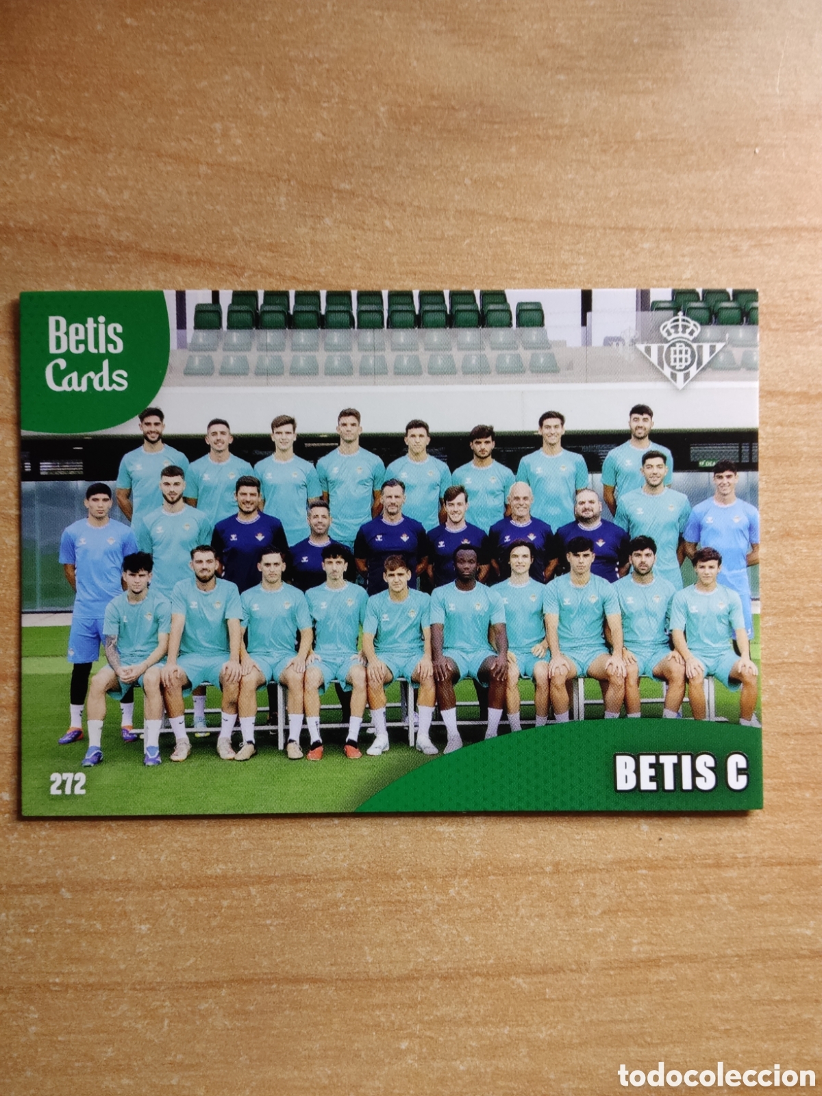 Cromos de f&uacute;tbol: 272 BETIS C REAL BETIS HOLY CARDS 2024 2025