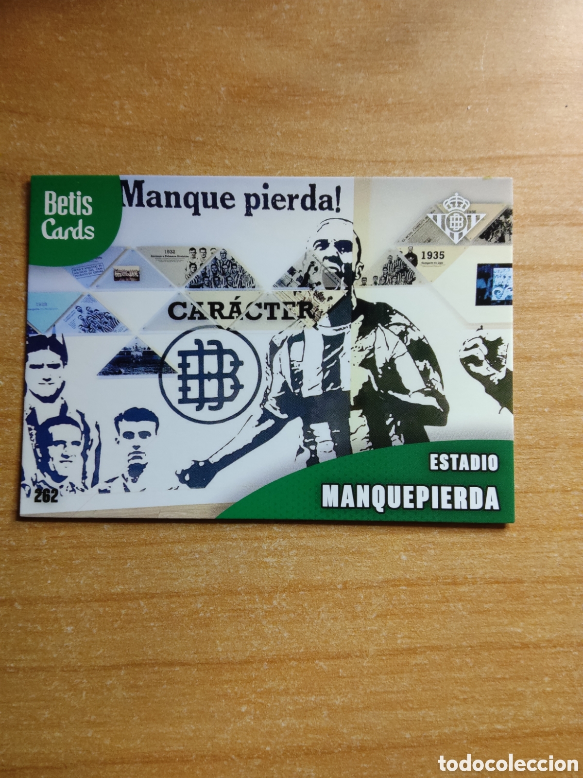 Cromos de f&uacute;tbol: 262 ESTADIO MANQUEPIERDA REAL BETIS HOLY CARDS 2024 2025