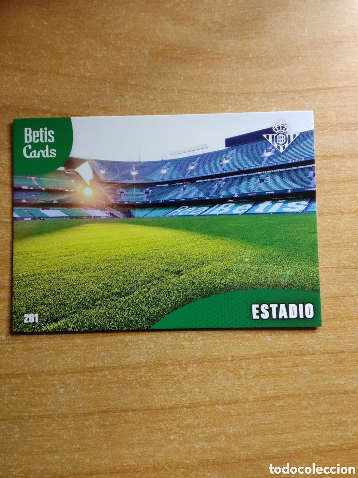 Cromos de f&uacute;tbol: 261 ESTADIO REAL BETIS HOLY CARDS 2024 2025