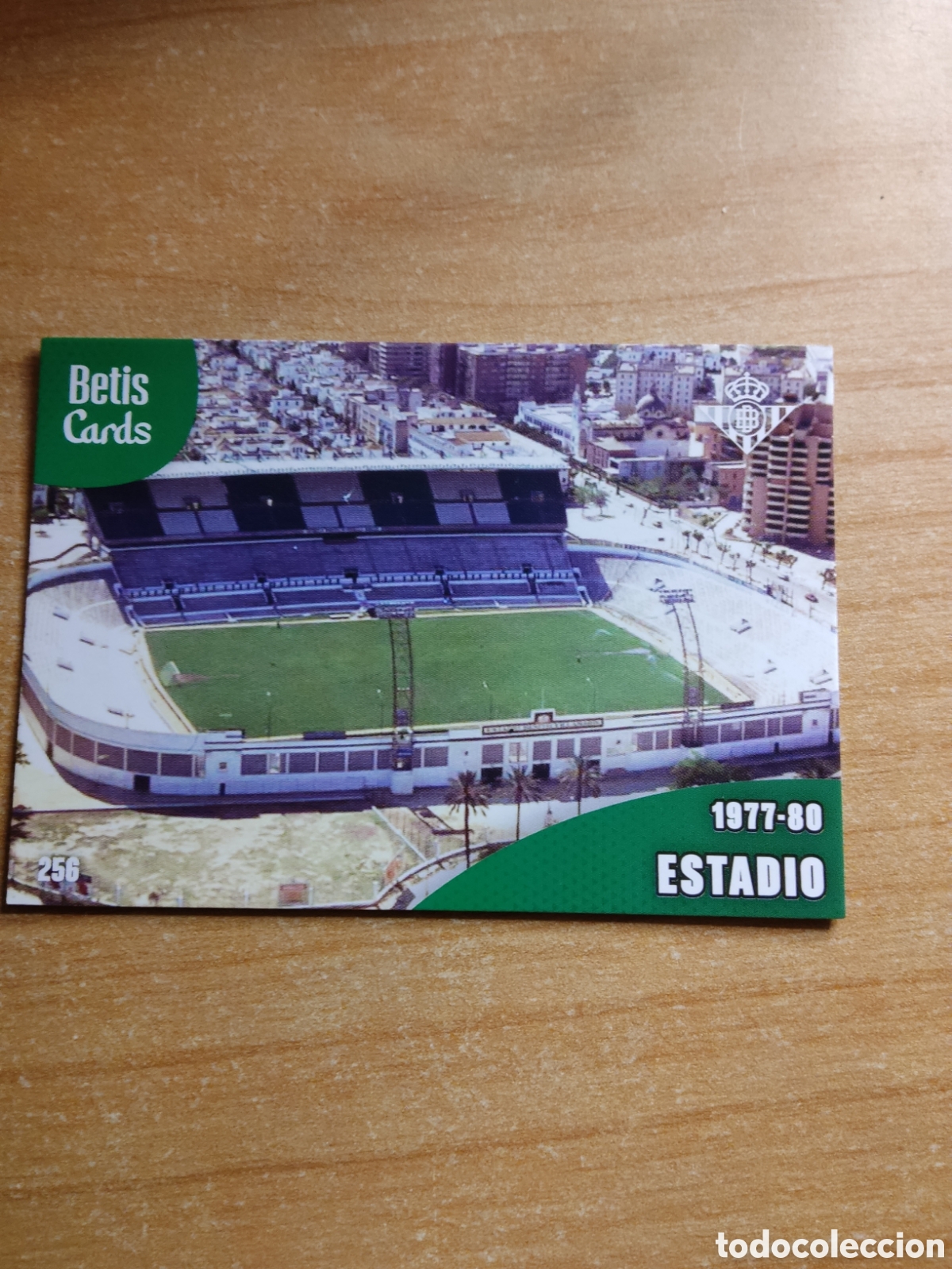 Cromos de f&uacute;tbol: 256 ESTADIO 1977-80 REAL BETIS HOLY CARDS 2024 2025