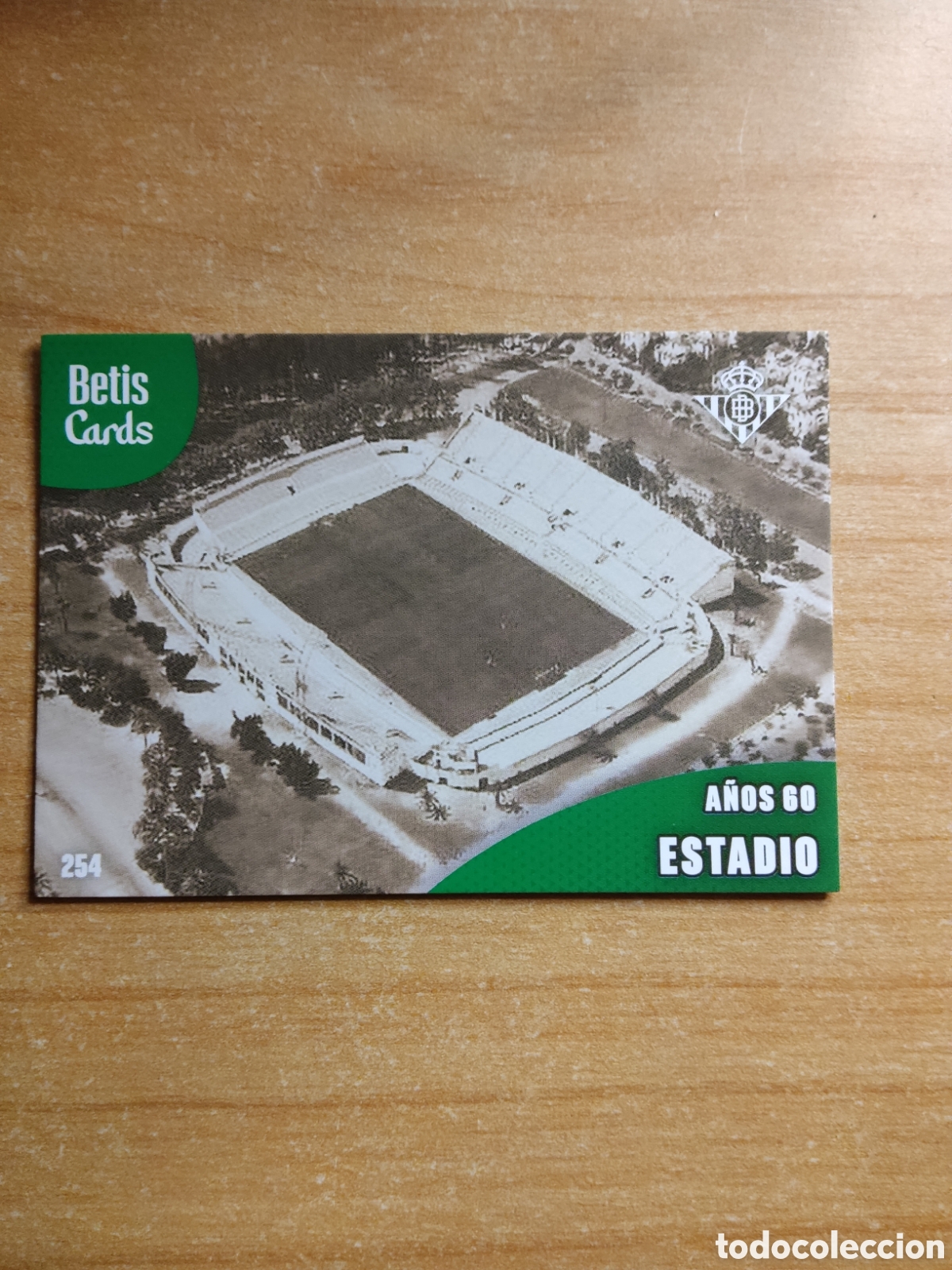 Cromos de f&uacute;tbol: 254 ESTADIO A&Ntilde;OS 60 REAL BETIS HOLY CARDS 2024 2025