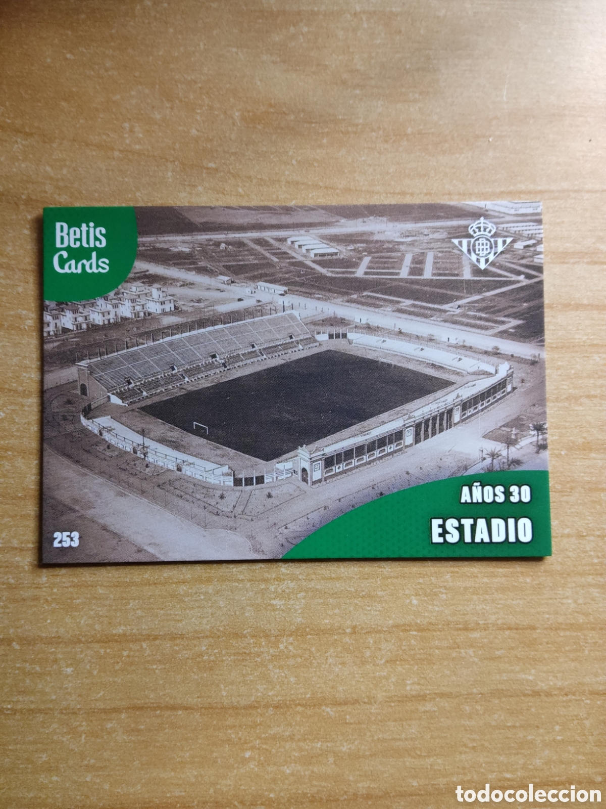 Cromos de f&uacute;tbol: 253 ESTADIO A&Ntilde;OS 30 REAL BETIS HOLY CARDS 2024 2025