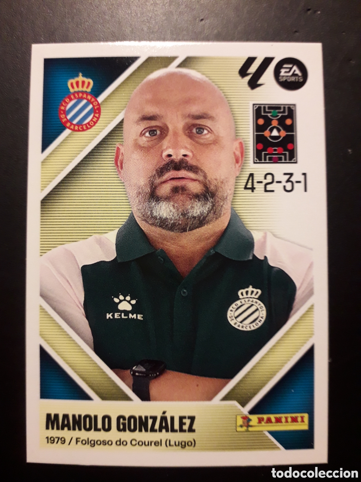 Cromos de f&uacute;tbol: MANOLO GONZ&Aacute;LEZ RCD ESPA&Ntilde;OL/ESPANYOL N&deg; 2 ED ESTE 2026 2027 26 27 SIN PEGAR PEDIDO M&Iacute;NIMO 3&euro;