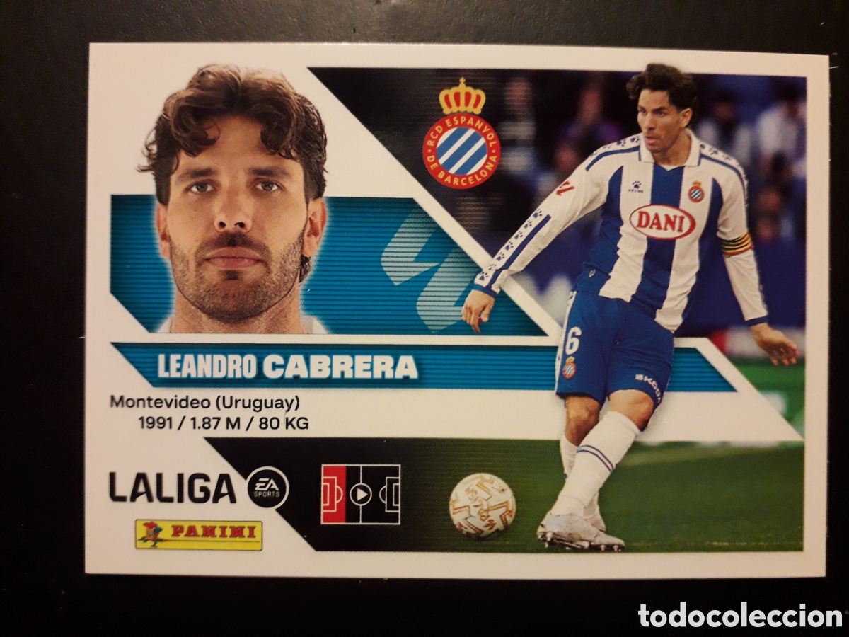 Cromos de f&uacute;tbol: CABRERA RCD ESPA&Ntilde;OL/ESPANYOL N&deg; 8 ED ESTE 2026 2027 26 27 SIN PEGAR PEDIDO M&Iacute;NIMO 3&euro;