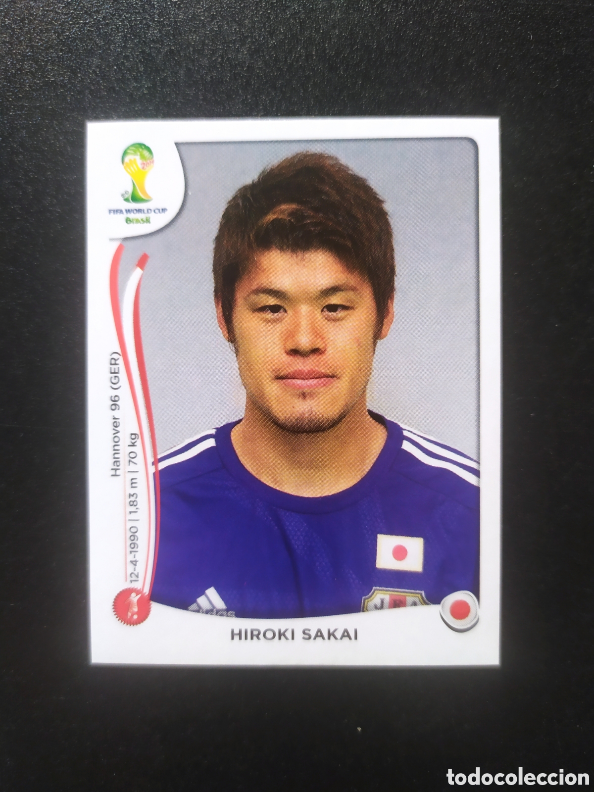 Cromos de f&uacute;tbol: Mundial FIFA Brasil 2014 Panini Hiroki Sakai n&deg; 249 Jap&oacute;n