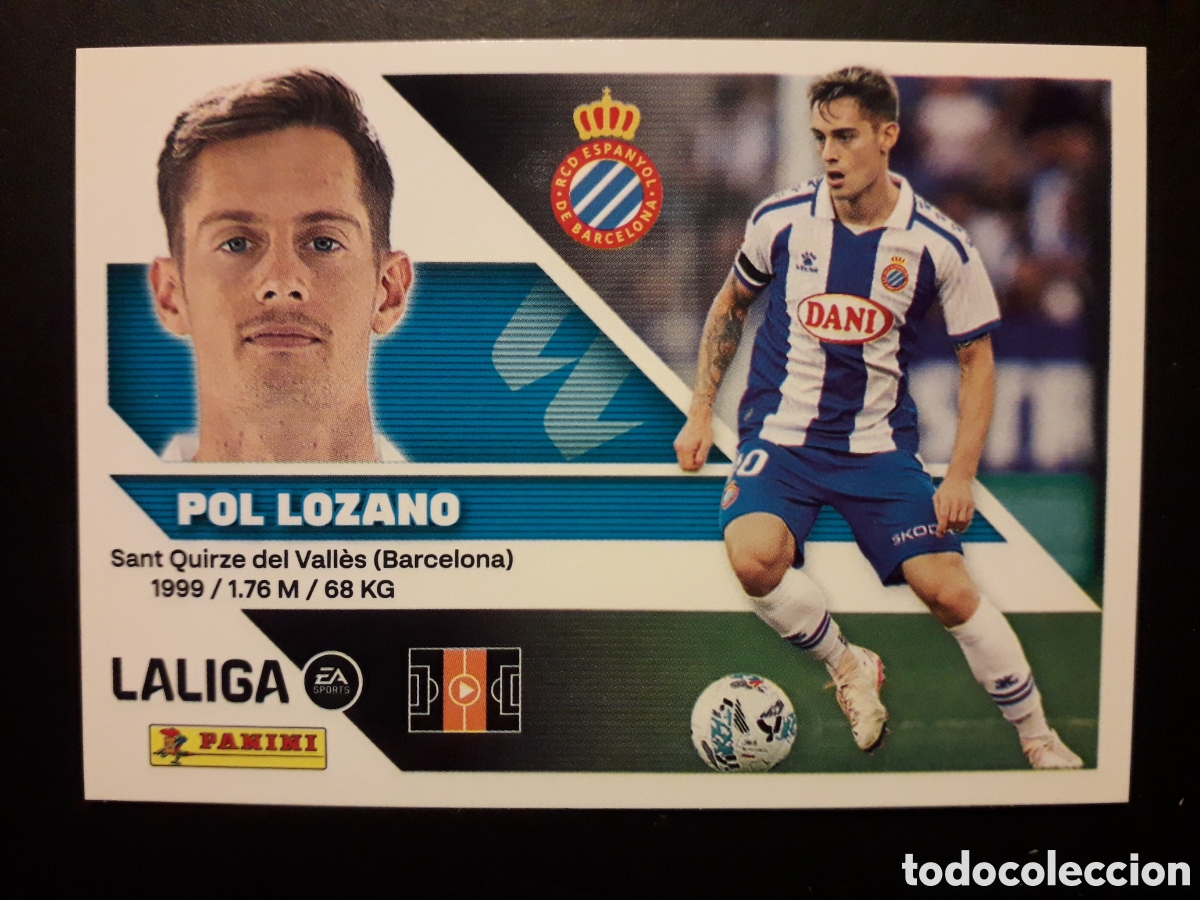 Cromos de f&uacute;tbol: POL LOZANO RCD ESPA&Ntilde;OL/ESPANYOL N&deg; 11 ED ESTE 2026 2027 26 27 SIN PEGAR PEDIDO M&Iacute;NIMO 3&euro;