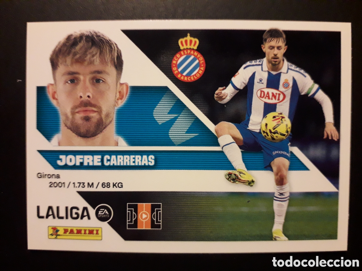 Cromos de f&uacute;tbol: JOFRE RCD ESPA&Ntilde;OL/ESPANYOL N&deg; 14 ED ESTE 2026 2027 26 27 SIN PEGAR PEDIDO M&Iacute;NIMO 3&euro;