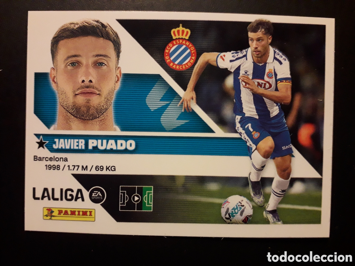 Cromos de f&uacute;tbol: PUADO RCD ESPA&Ntilde;OL/ESPANYOL N&deg; 18 ED ESTE 2026 2027 26 27 SIN PEGAR PEDIDO M&Iacute;NIMO 3&euro;
