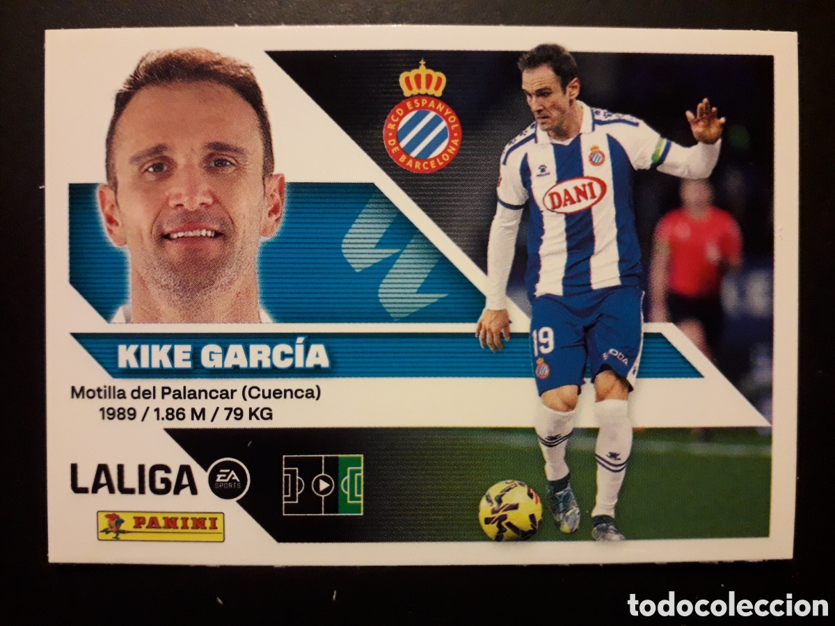 Cromos de f&uacute;tbol: KIKE GARC&Iacute;A RCD ESPA&Ntilde;OL/ESPANYOL N&deg; 19 ED ESTE 2026 2027 26 27 SIN PEGAR PEDIDO M&Iacute;NIMO 3&euro;