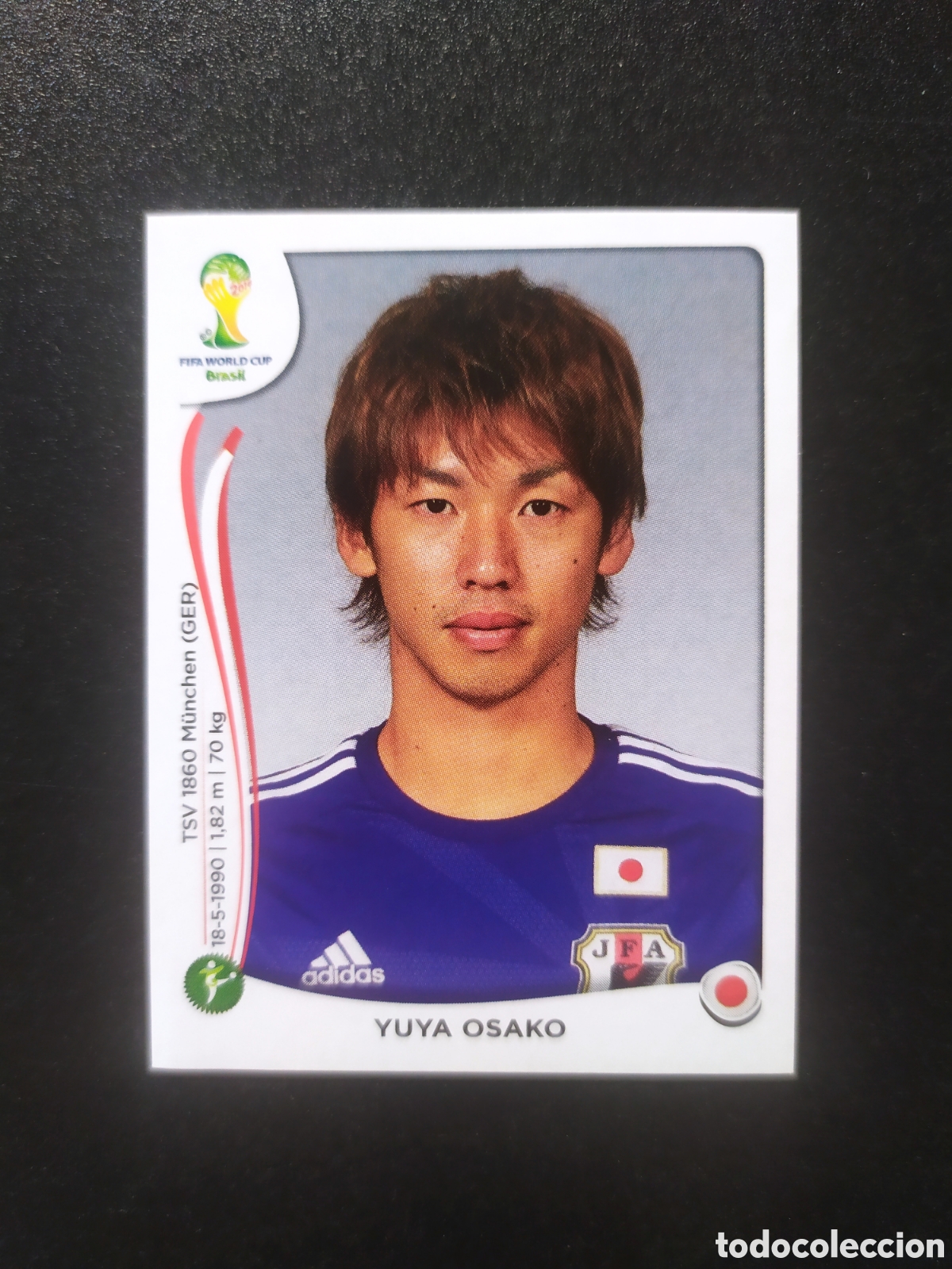 Cromos de f&uacute;tbol: Mundial FIFA Brasil 2014 Panini Osako n&deg; 259 Jap&oacute;n