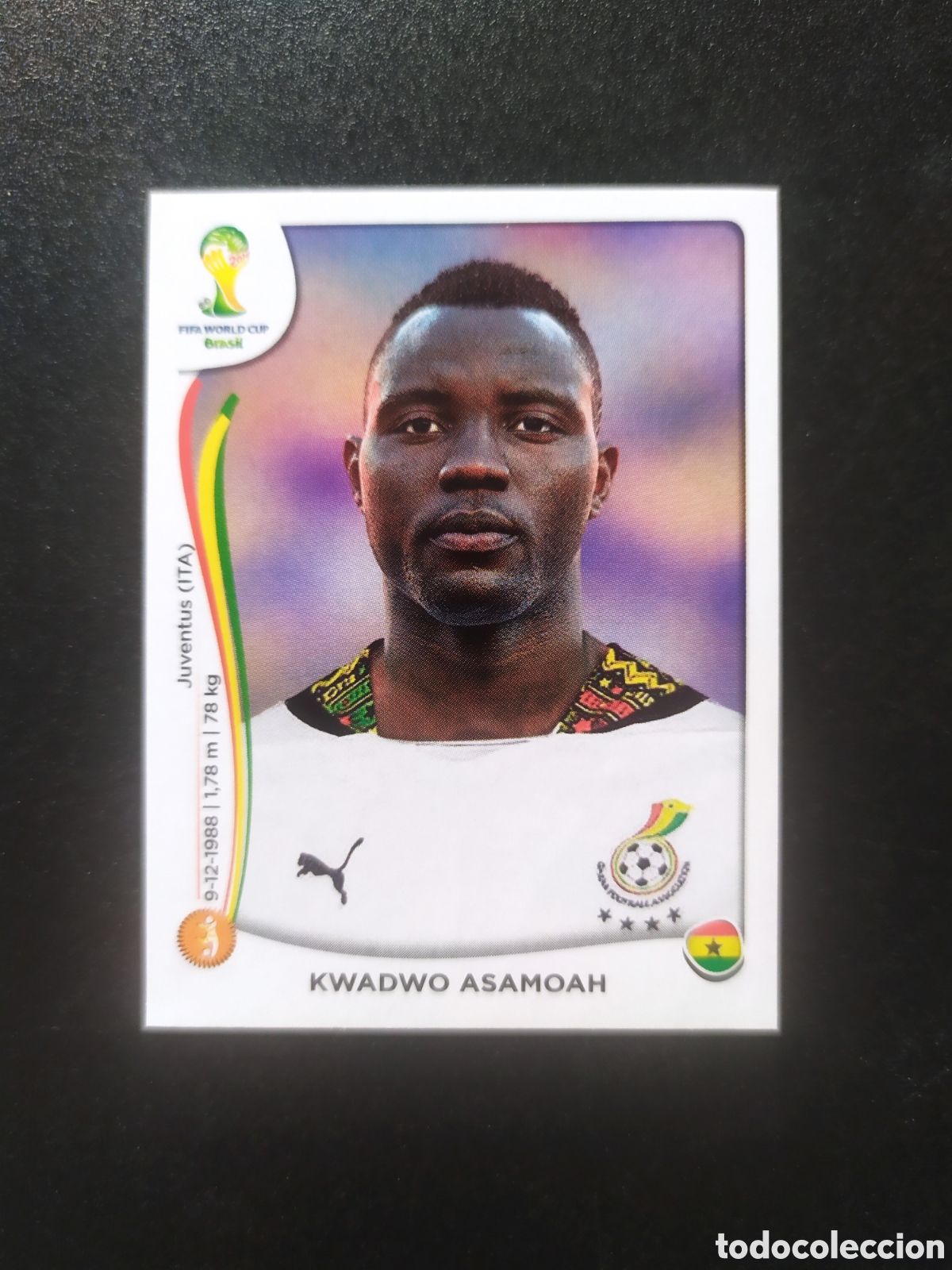 Cromos de f&uacute;tbol: Mundial FIFA Brasil 2014 Panini Assamoah n&deg; 536 Ghana