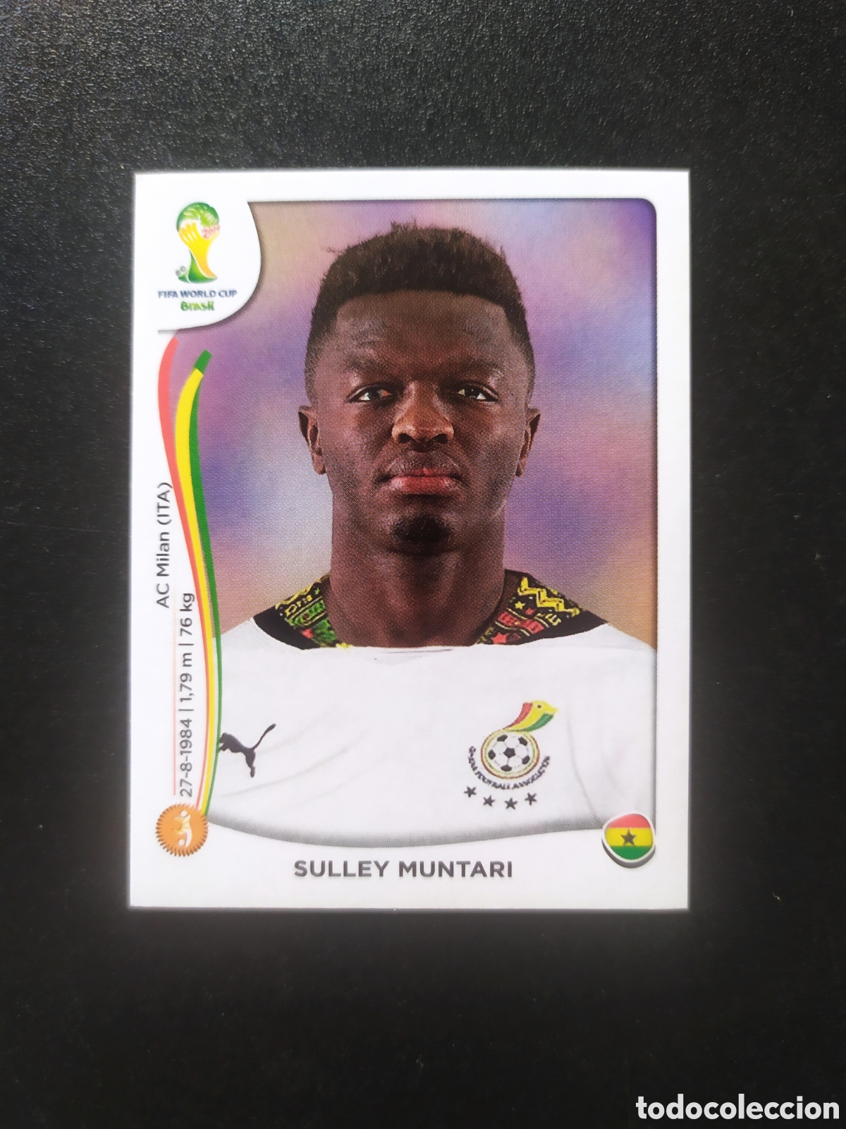 Cromos de f&uacute;tbol: Mundial FIFA Brasil 2014 Panini Muntari n&deg; 537 Ghana