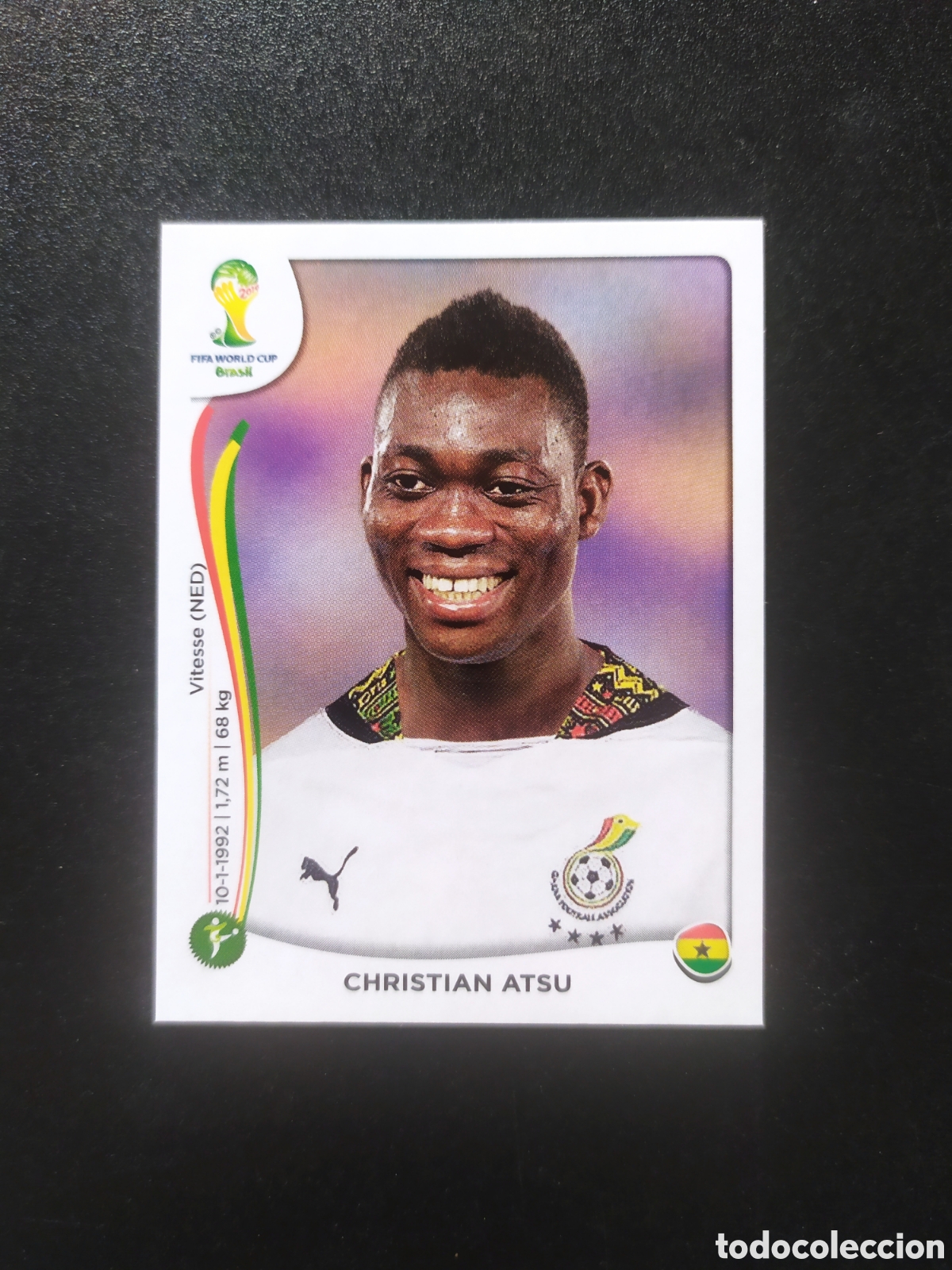 Cromos de f&uacute;tbol: Mundial FIFA Brasil 2014 Panini Atsu n&deg; 541 Ghana