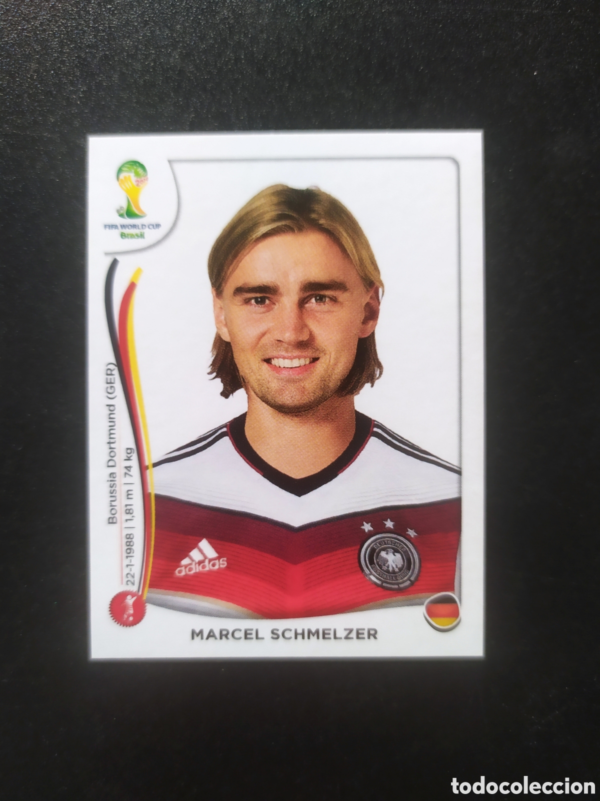 Cromos de f&uacute;tbol: Mundial FIFA Brasil 2014 Panini Schmelzer n&deg; 495 Alemania