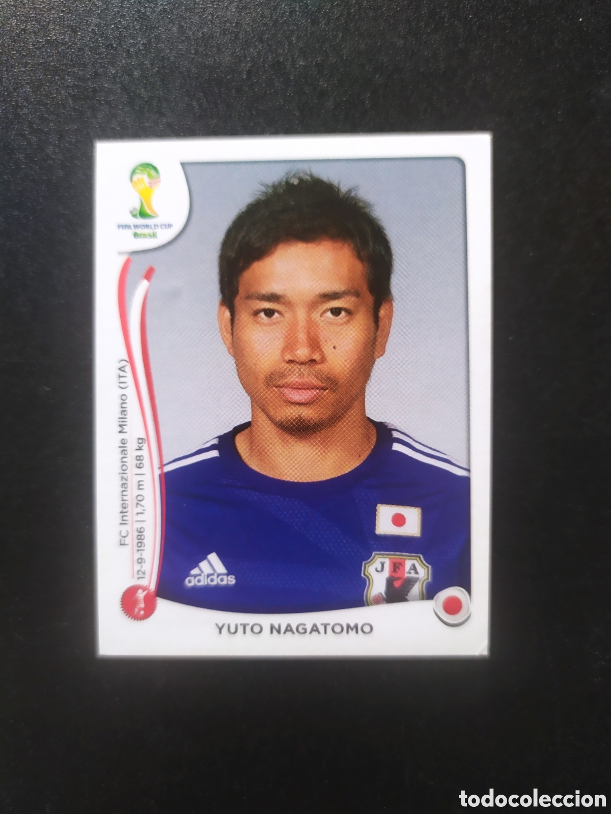 Cromos de f&uacute;tbol: Mundial FIFA Brasil 2014 Panini Nagatomo n&deg; 247 Jap&oacute;n