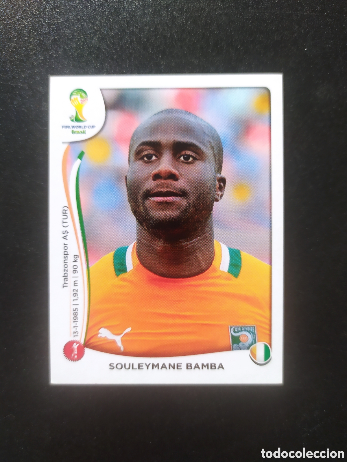 Cromos de f&uacute;tbol: Mundial FIFA Brasil 2014 Panini Bamba n&deg; 227 Costa de Marfil