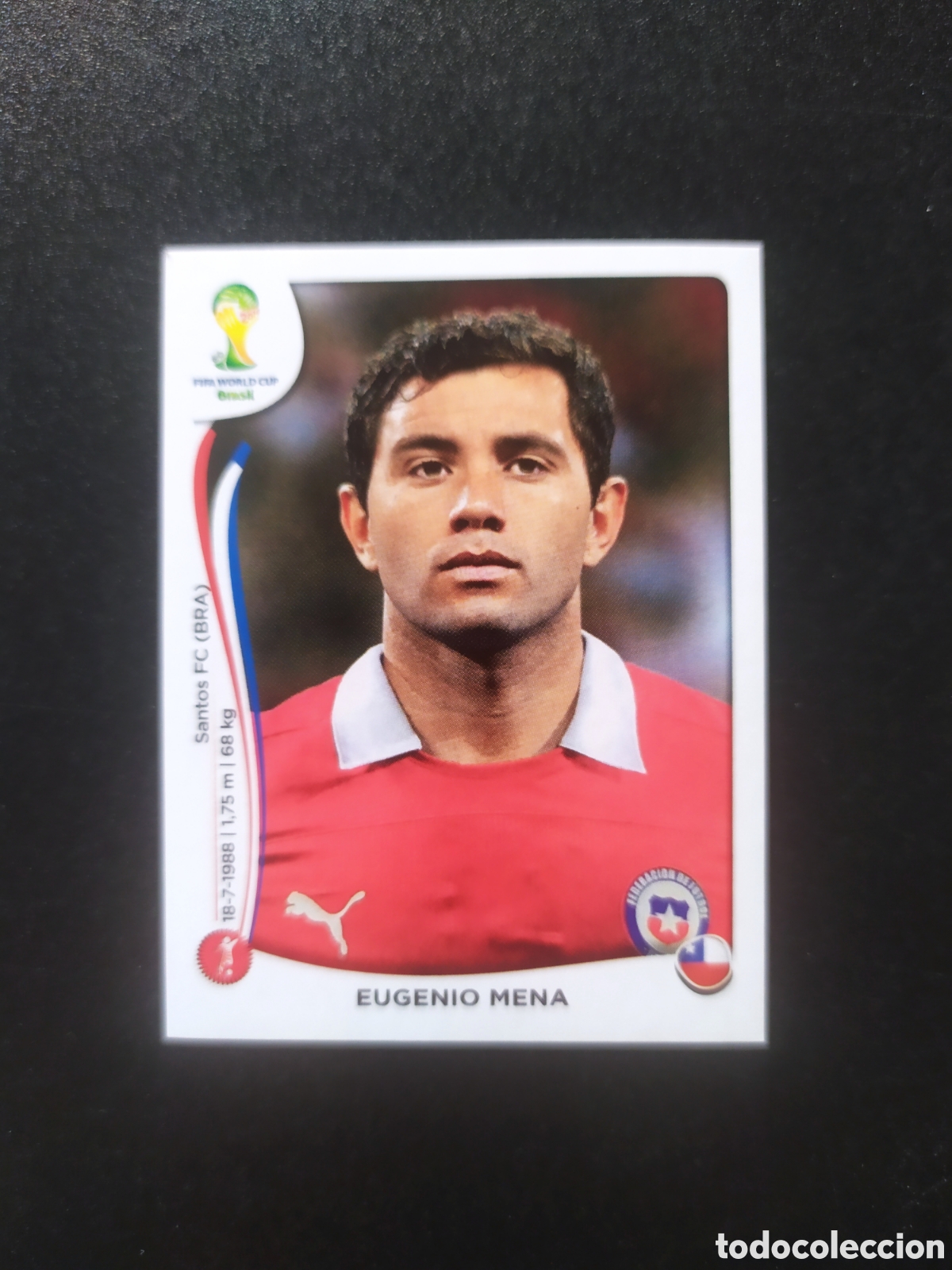 Cromos de f&uacute;tbol: Mundial FIFA Brasil 2014 panini Mena n&deg; 150 Chile