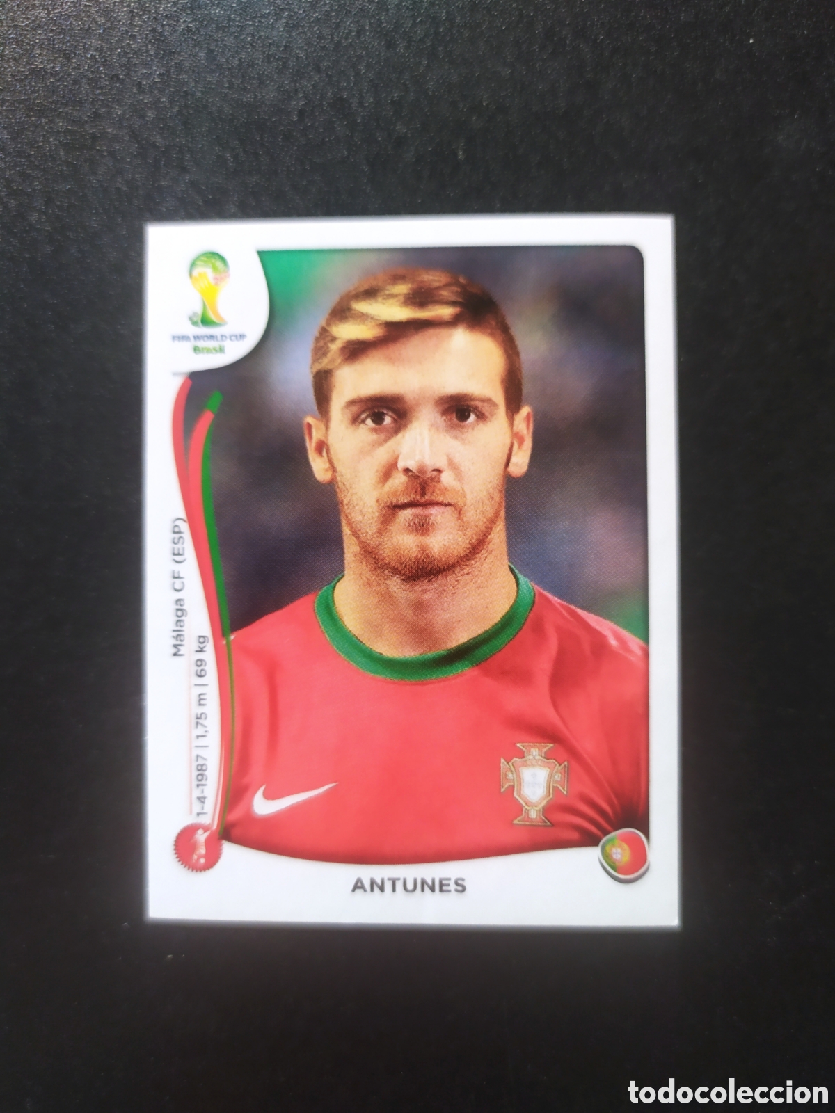 Cromos de f&uacute;tbol: Mundial FIFA Brasil 2014 panini Antunes n&deg; 515 Portugal
