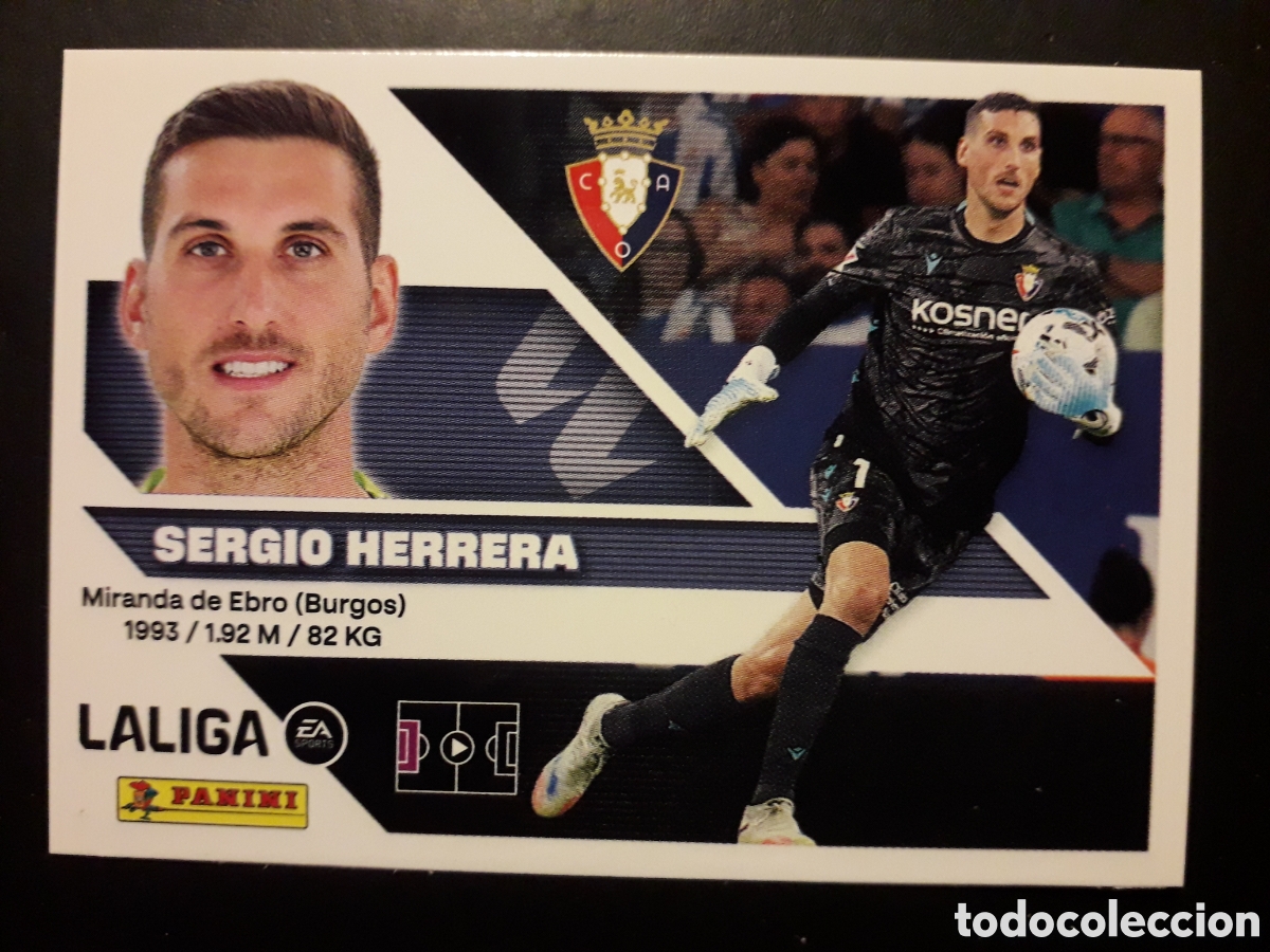 Cromos de f&uacute;tbol: SERGIO HERRERA OSASUNA N&deg; 3 ED ESTE 2026 2027 26 27 SIN PEGAR PEDIDO M&Iacute;NIMO 3&euro;
