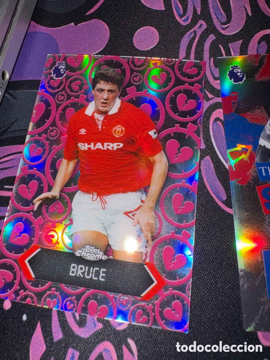 Cromos de f&uacute;tbol: Steve Bruce 2026 Topps Chrome Premier League #STH-8 Stoppage Time Heartbreaker