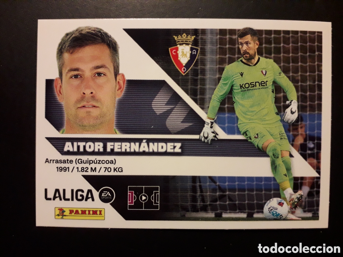 Cromos de f&uacute;tbol: AITOR FERN&Aacute;NDEZ OSASUNA N&deg; 4 ED ESTE 2026 2027 26 27 SIN PEGAR PEDIDO M&Iacute;NIMO 3&euro;.