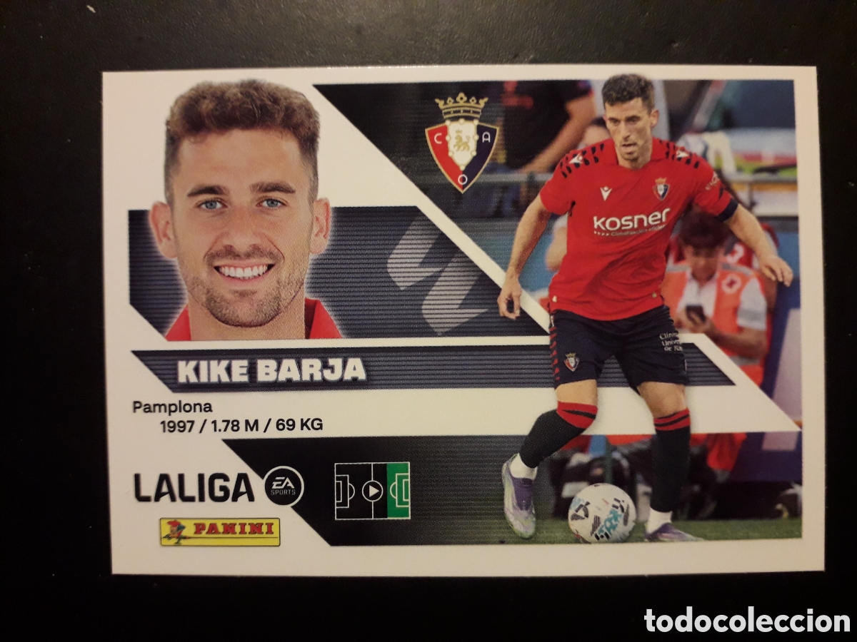 Cromos de f&uacute;tbol: KIKE BARJA OSASUNA N&deg; 19 ED ESTE 2026 2027 26 27 SIN PEGAR PEDIDO M&Iacute;NIMO 3&euro;