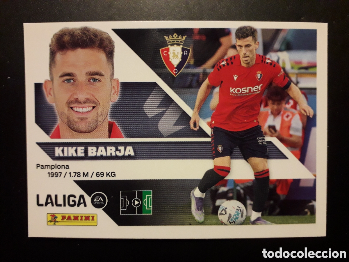 Cromos de f&uacute;tbol: KIKE BARJA OSASUNA N&deg; 19 ED ESTE 2026 2027 26 27 SIN PEGAR PEDIDO M&Iacute;NIMO 3&euro;