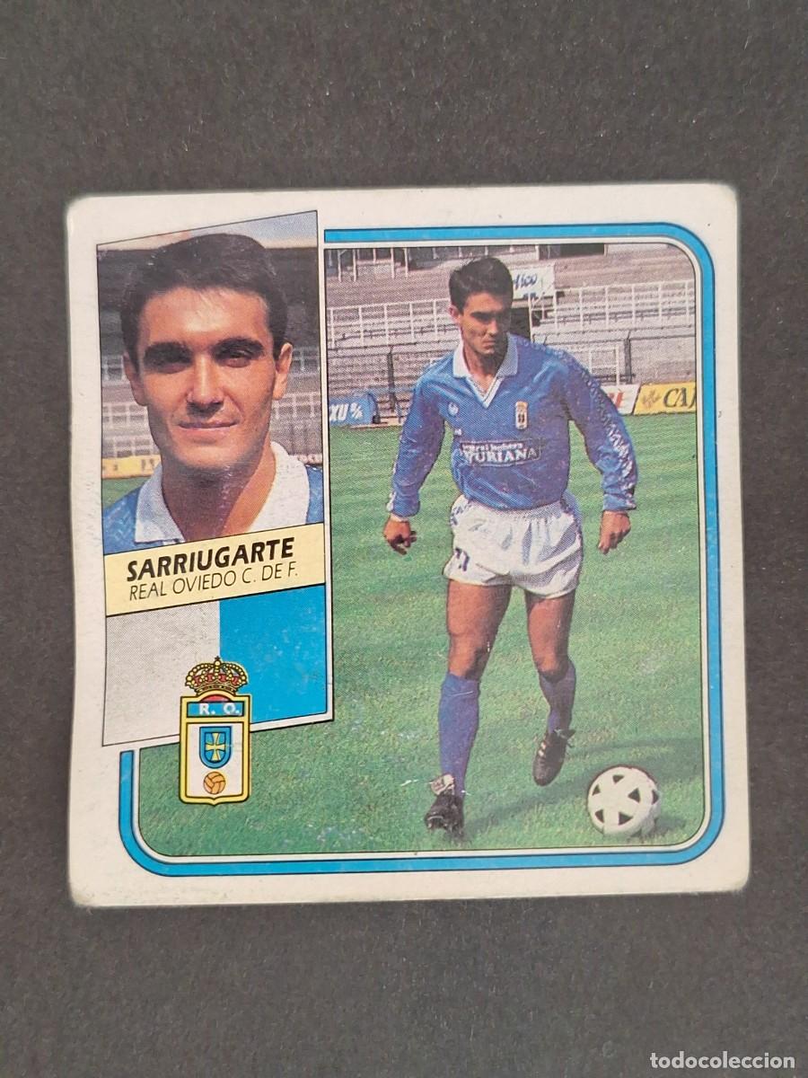 Cromos de f&uacute;tbol: L3 SARRIUGARTE REAL OVIEDO COLOCA LIGA ESTE 1989 1990 89 90 DESPEGADO RECUPERADO