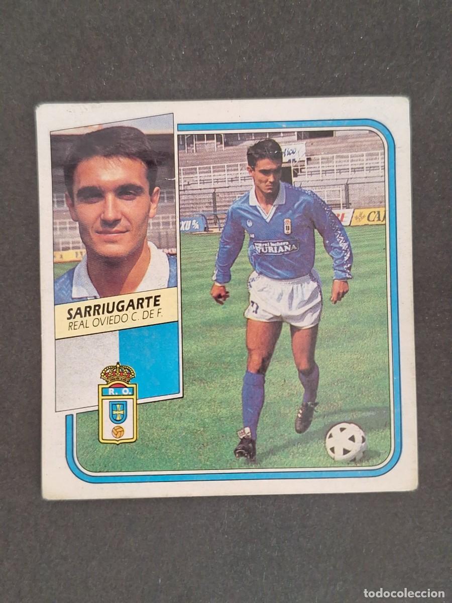 Cromos de f&uacute;tbol: L3 SARRIUGARTE REAL OVIEDO COLOCA LIGA ESTE 1989 1990 89 90 DESPEGADO RECUPERADO