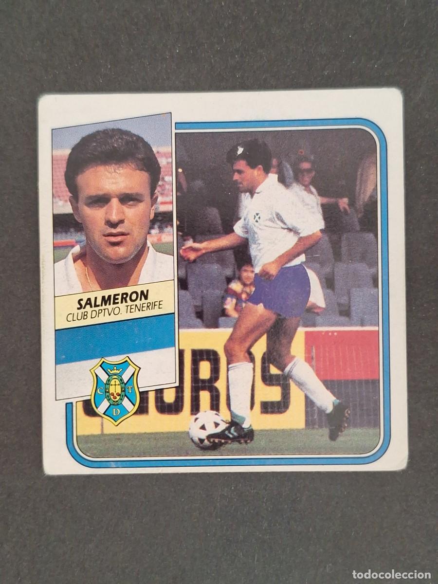 Cromos de f&uacute;tbol: L3 SALMERON C. D. TENERIFE COLOCA LIGA ESTE 1989 1990 89 90 DESPEGADO RECUPERADO