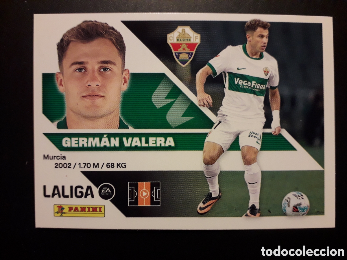 Cromos de f&uacute;tbol: GERM&Aacute;N VALERA ELCHE N&deg; 10 ED ESTE 2026 2027 26 27 SIN PEGAR PEDIDO M&Iacute;NIMO 3&euro;