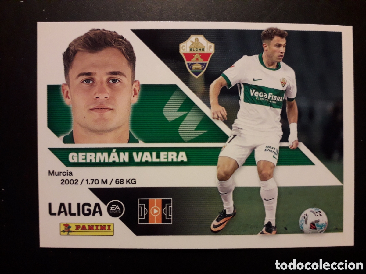 Cromos de f&uacute;tbol: GERM&Aacute;N VALERA ELCHE N&deg; 10 ED ESTE 2026 2027 26 27 SIN PEGAR PEDIDO M&Iacute;NIMO 3&euro;